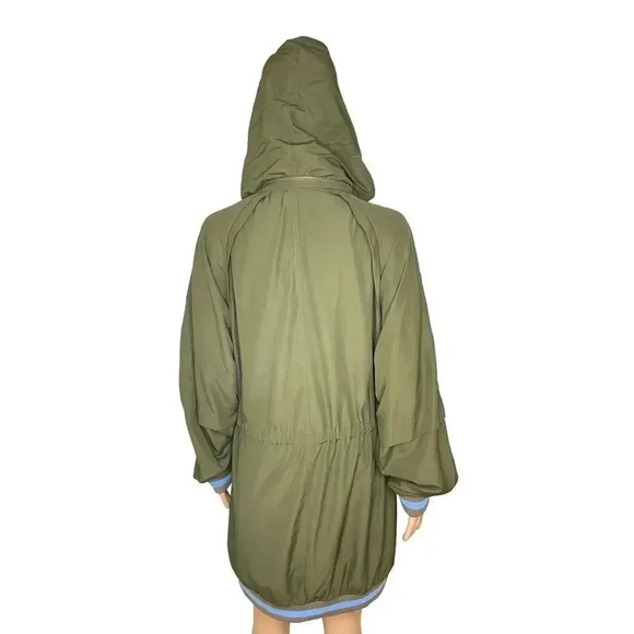 Free People Wind swept jacket size L Wild sage green - Picture 7 of 14